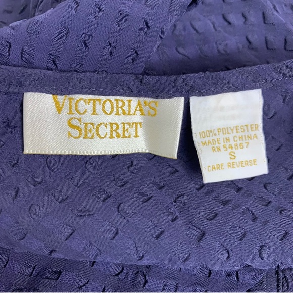 VICTORIA'S SECRET Gold Label Navy‎ Blue Milkmaid Style Cami Tank Top Size S - Picture 6 of 10